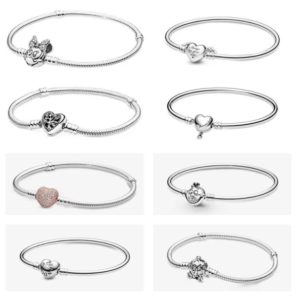 1packM004 20cm Armbånd, . Armbånd Dame Kobberbelagt Tyk S