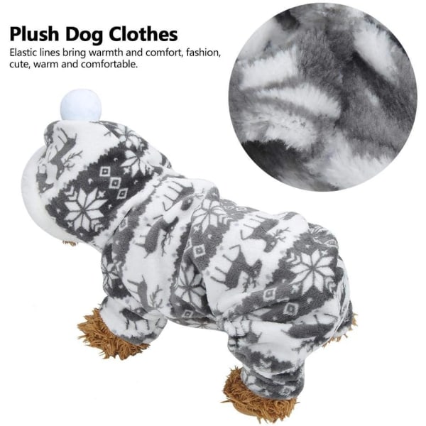 1pc Pet Clothes for Puppy, Hoodie, Autumn and Winter, Soft Plush