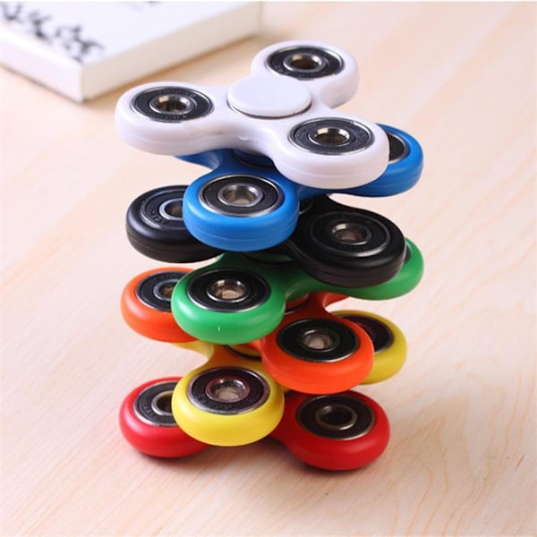 Set med 4 Fidget Bärbara Snurrande Toppar med Högpresterande Stre