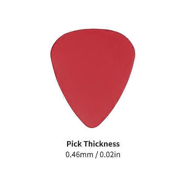 100-pack gitarrplektrum, färgade plastfingervakter, instrumenttillbehör 0,46 mm