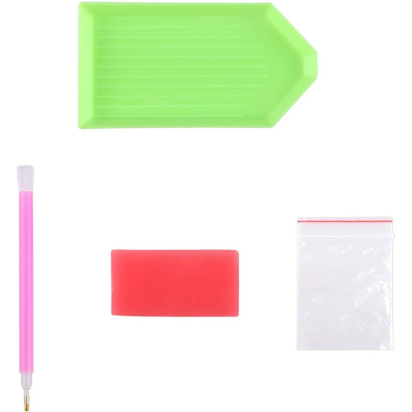 DIY 5D Jule Diamantmaleri Kits, Fuld Boremål Juletræ