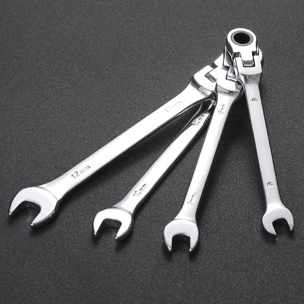 Ratcheting Wrench Set - Metric, 6-Piece