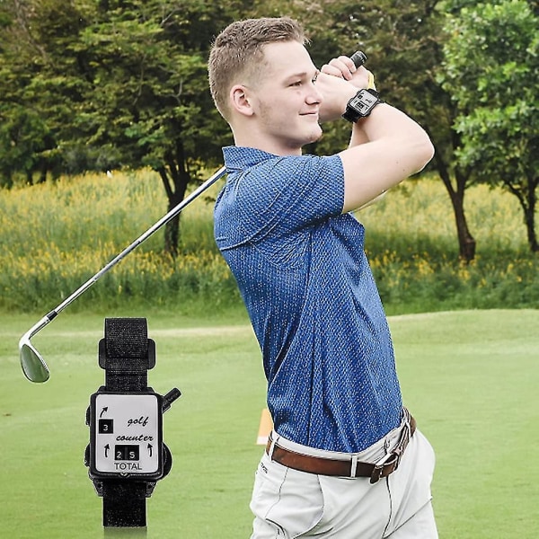 3 stk. Golf Score Counter, Med One Touch Reset Golf Count Scorer-subaoe