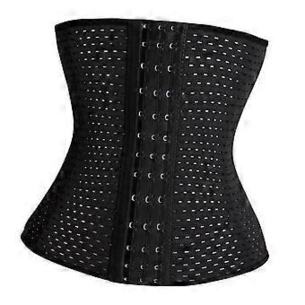 Hengittävä vyötärö-vatsakorsettivyö Vartalonmuokkaaja XS (Musta XXL) Black XXL