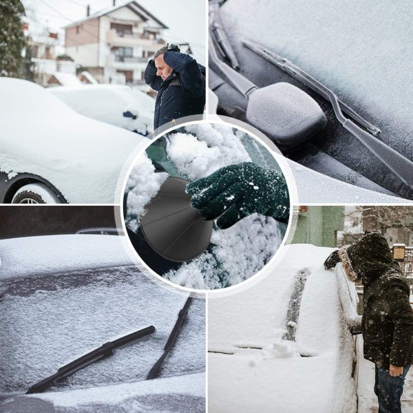 Snøskraper for bil, snøskraper vindusskraper magisk Ca