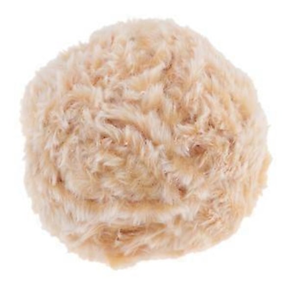 DIY Polyester Chunky til Strikning Roving Hækling 32 Meter/Nøgle Beige Beige