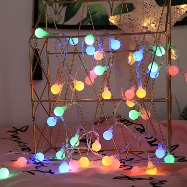 USB-drevne globuslysslykter, ball lysslykter for jul