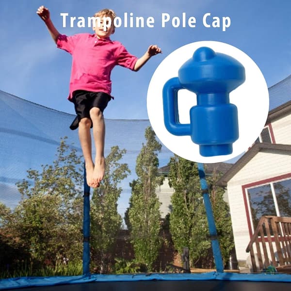3 stk. Trampolin stang hætter, Pp materiale hoppe seng plastik rør hætte trampolin tilbehør