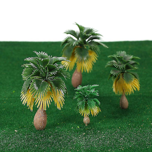 15 st miniatyrlandskap landskap layout modell tåg palm