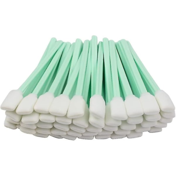 100 Pieces Of Cleaning Cotton Swabs, Foam Head, Sponge Stick, Inkjet Printer Optical Equipment