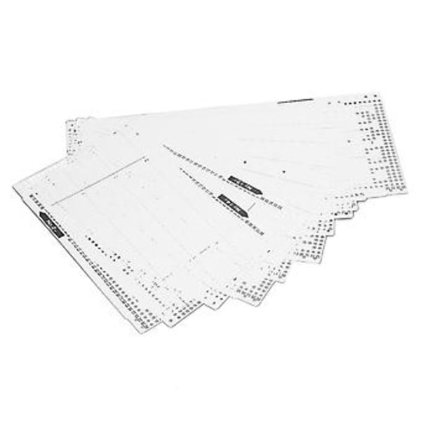 15 st Stickmaskin Hålkort Rik Stil Mjukt Slitstarkt Plast Stickblomma Kort för KH868 KH860 KH881 KH891 KH892