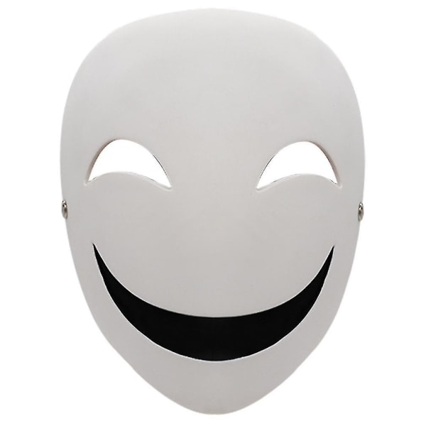Leiko Mask Halloween Party Props Maskerad Cosplay Pitch-svart Kulor Skugga Mask Clown