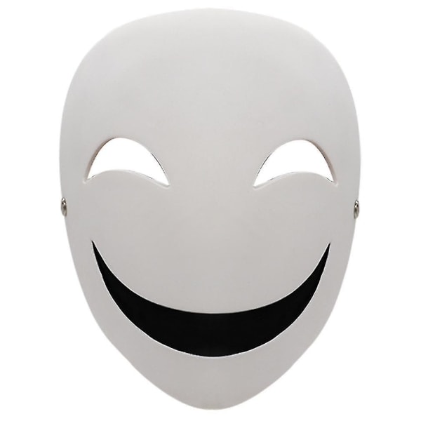 Leiko Mask Halloween Party rekvisita Maskerad Cosplay becksvart Bullets Shadow Mask Clown