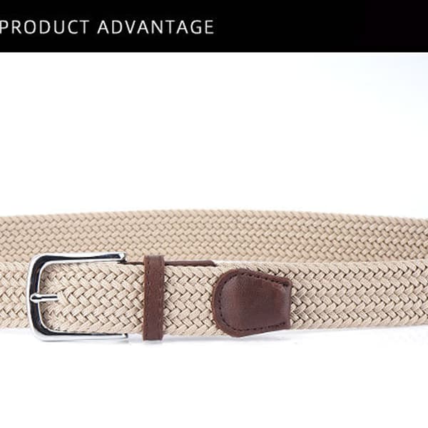 miesten vyö, leveys 3,4 cm (beige)