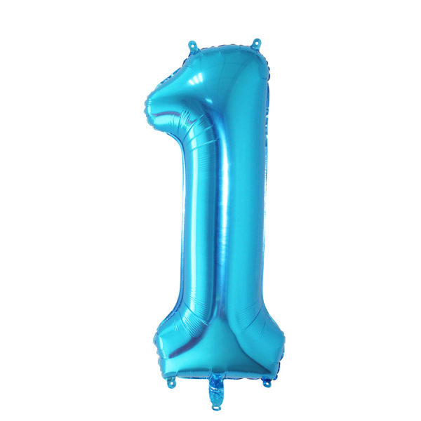 40inch Large Foil Blue Birthday Number Balloons 18th Happy Birthd