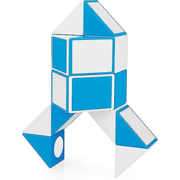 24 delar Fidget Cube Speed Cube Twist Puzzle Leksaker Magisk Linjal Fidget Leksaker Hjärngympa Pedagogiska Leksaker för Barn（B）