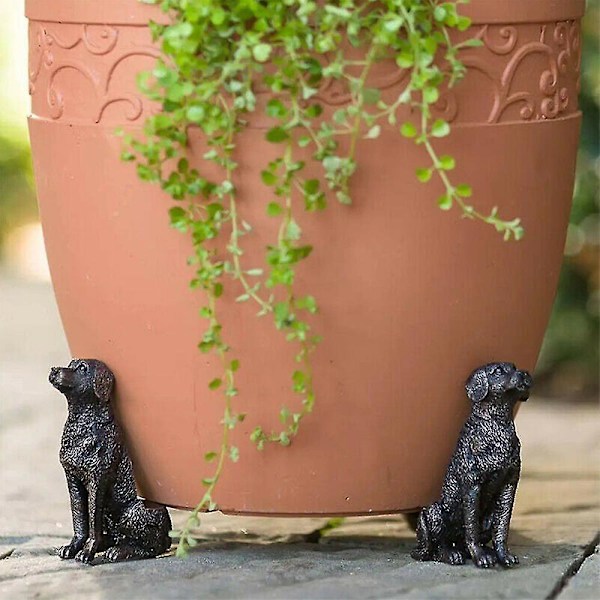 Plante Blomsterpot Fødder Risere Holder Stativ Have Dekoration 3stk/sæt Hund
