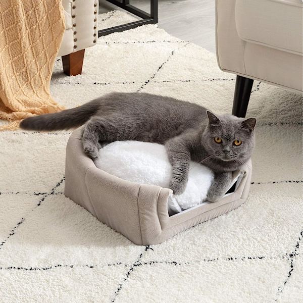 Inomhus kattsäng katthålsäng katthus kattält, med avtagbar w