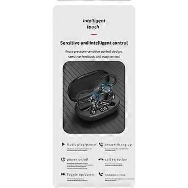 Bluetooth-kuulokkeet 5.0 TWS Langattomat nappikuulokkeet Stereokuulokkeet Korvakoukulla
