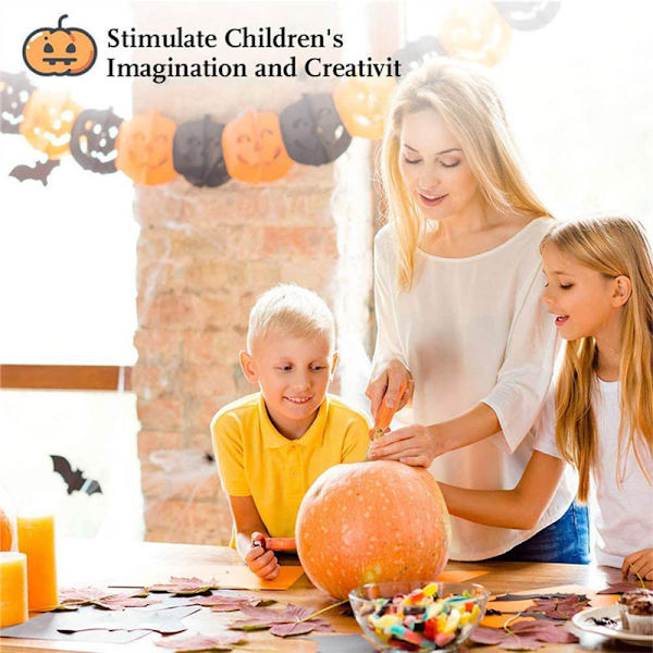 10-delt Halloween græskarudskæringskit, græskarudskæringsværktøjer