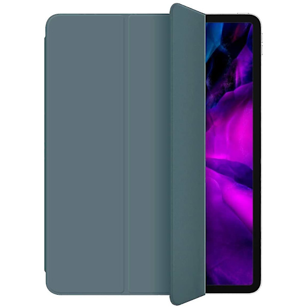 Skyddande fodral för iPad Pro 12,9 tum med pennhållare (MÖRKGRÖN)