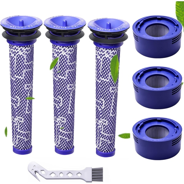 Filter for Dyson, Vakuum erstatningsfilter for Dyson V8 V7 Absol