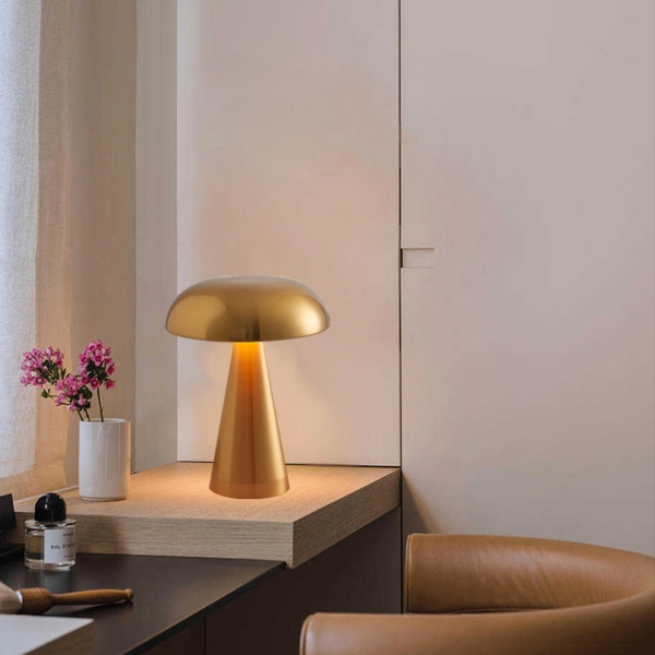 Usb-opladning LED-svampebordlampe, touch-sensor-bordlampe