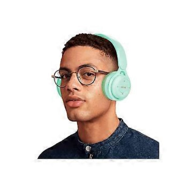 Y08 Bluetooth 5.0 Hörlurar med Mikrofon Vikbart Stereoheadset Grön