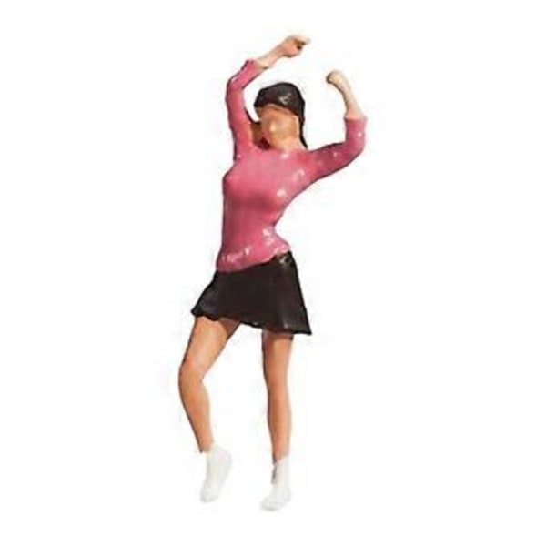 Diorama 1/64 Malede Figurer Ornamenter Mikro Landskab Dukkelegetøj til Park Tog Børnelegetøj (Dansende Pige) Dancing Girl