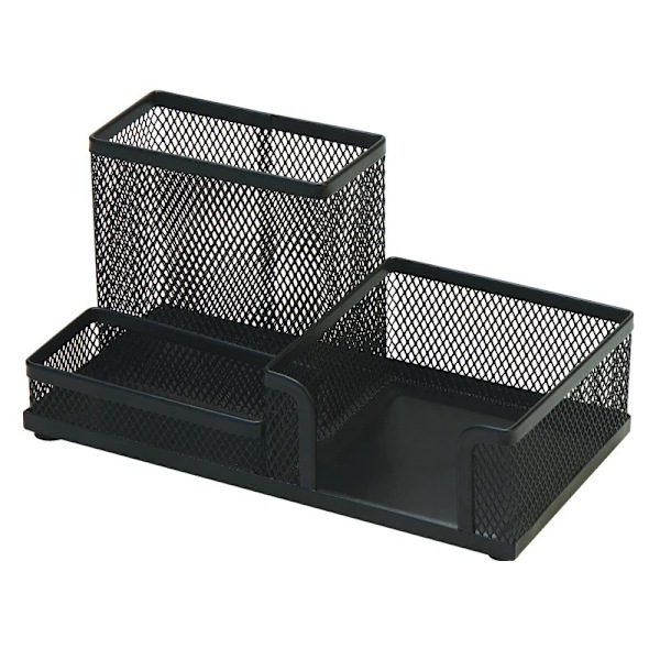 Mesh Metal Skrivebordsarrangør med Penholder, Skrivebords Pen Stativ, Skrivebords Pe