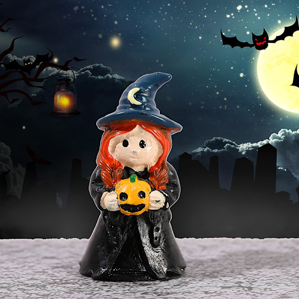 11-pakke Halloween-pynt mikrolandskap DIY krystallkule a