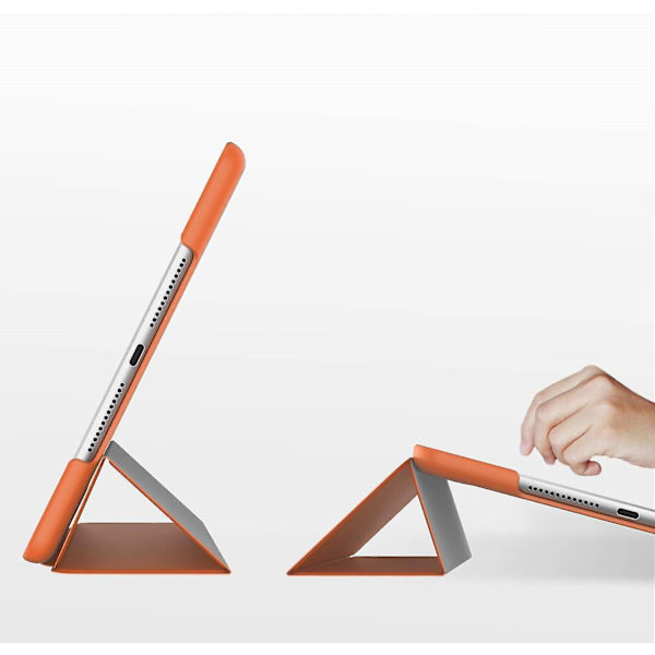 Beskyttende Etui Til Ipad Pro 12.9 Tommer Etui Med Blyantholder（ORANGE）