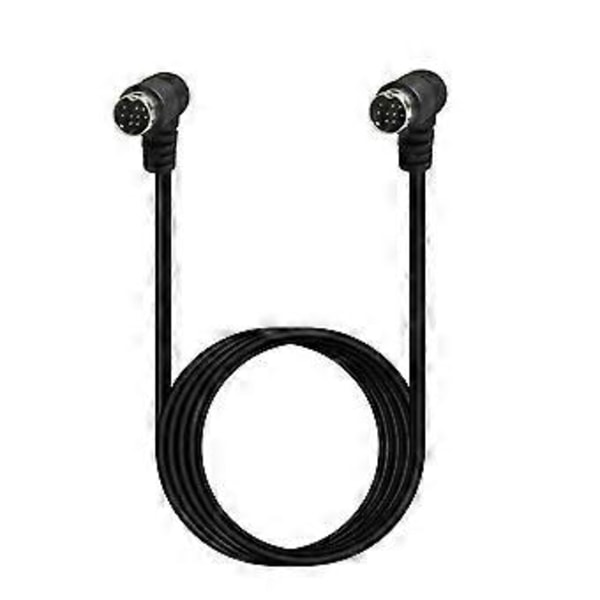 S Video Kabel Mini DIN 9Pin Han til Han S Lydkabel til Videoenheder som TV-modtager Projektor Kameraforbindelse 1.8m double bend