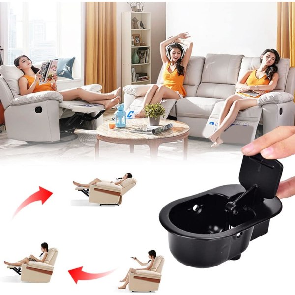 2 stk. Recliner Release Pull Håndtag Universal Sofa Stol Recliner H