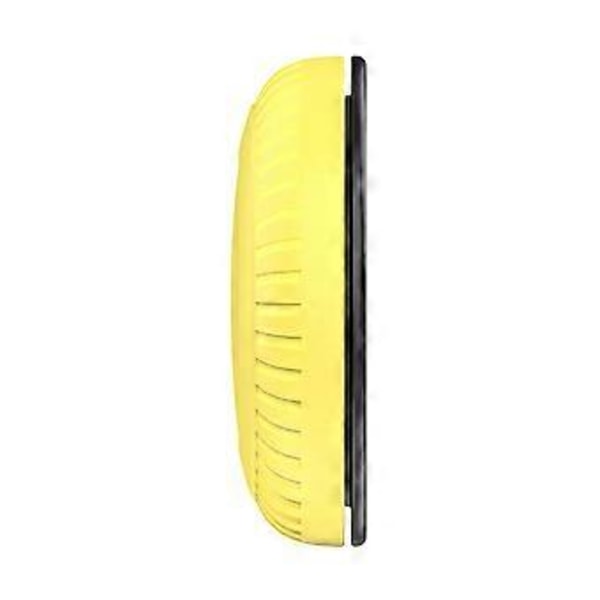 AirTag-pidikekotelo liimatarrakiinnityksellä TPU+PC Suojaava Tracker Finder -suojus - Keltainen Yellow
