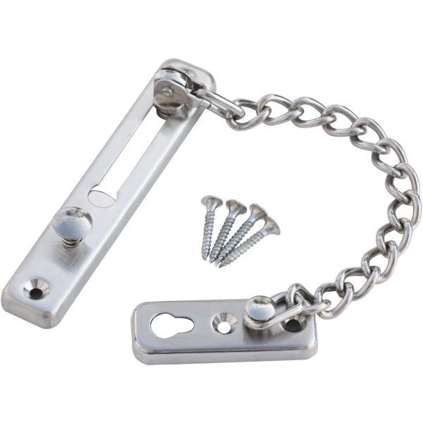 Silver Chain Sliding Security Lock