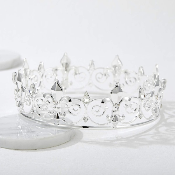 Middelaldersk kongelig krone Tiara Tiara King Crown kostymetilbehør Hai