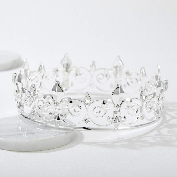 Middelaldersk kongelig krone Tiara Tiara King Crown kostymetilbehør Hai