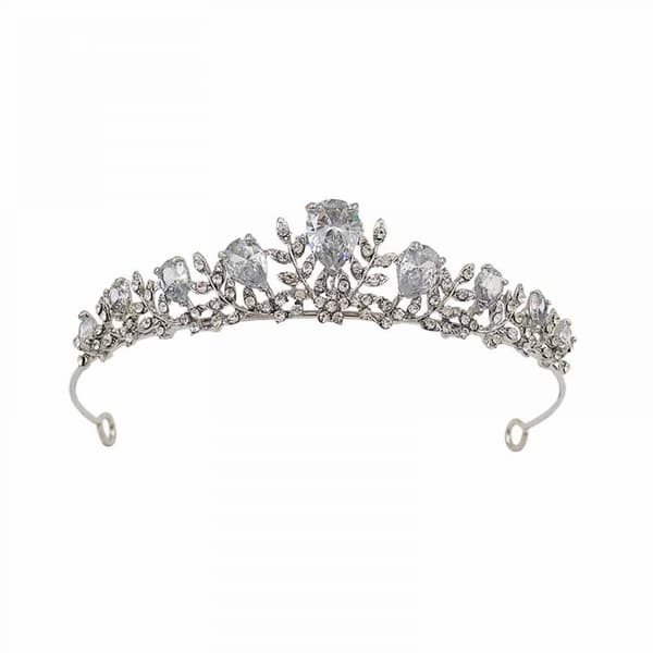 Zirkon Brudkrona Tiara Legering