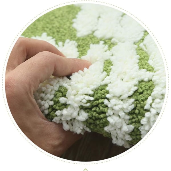 Absorberande halkfri badrumsmatta duschmatta Chenille Shaggy Vatten
