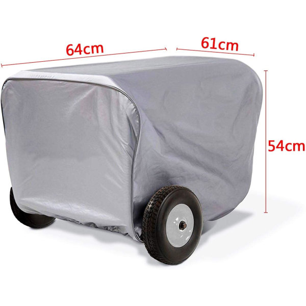 generator Silver/Black Vattentätt Skyddande Överdrag för Bärbar O