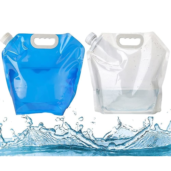 Taitettava vesipussi, kokoontaitettava ja kannettava auton vesisäiliö, ulkoilutaitettava vesipussi, auton vedenkuljetussäiliö, 700 ml, musta