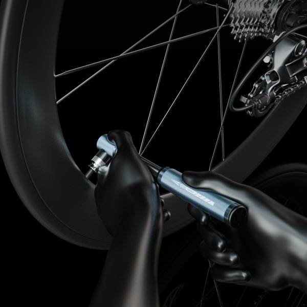 Mini cykelpumpe praktisk pumpe til terræncykel cykeludstyr tilbehør