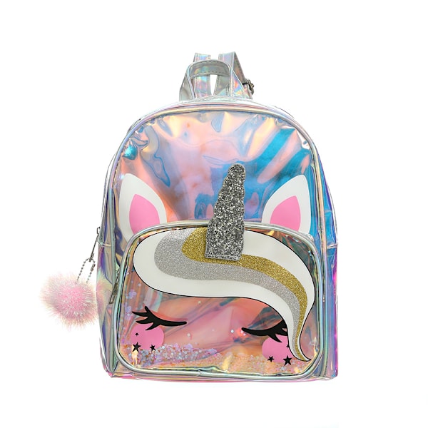 Drøm Laser Unicorn Rygsæk TPU Transparent Kort Taske Børns
