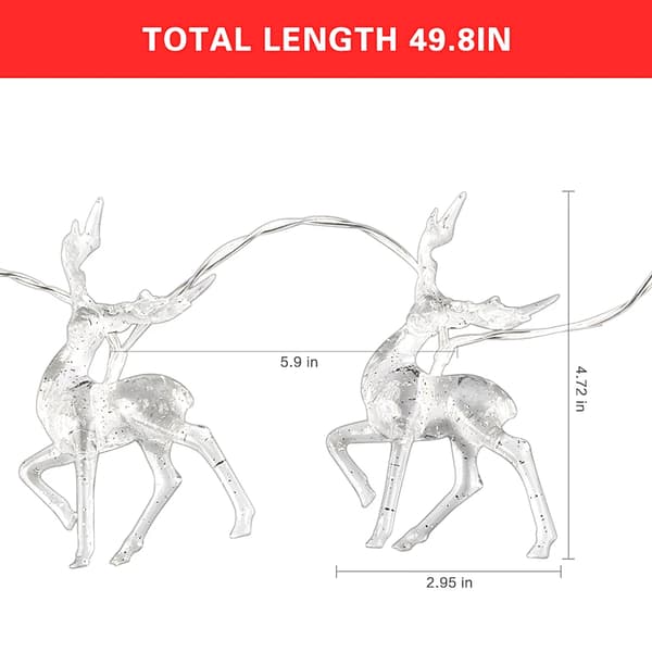 Plum Deer Strengelys Julelys LED Strengelys