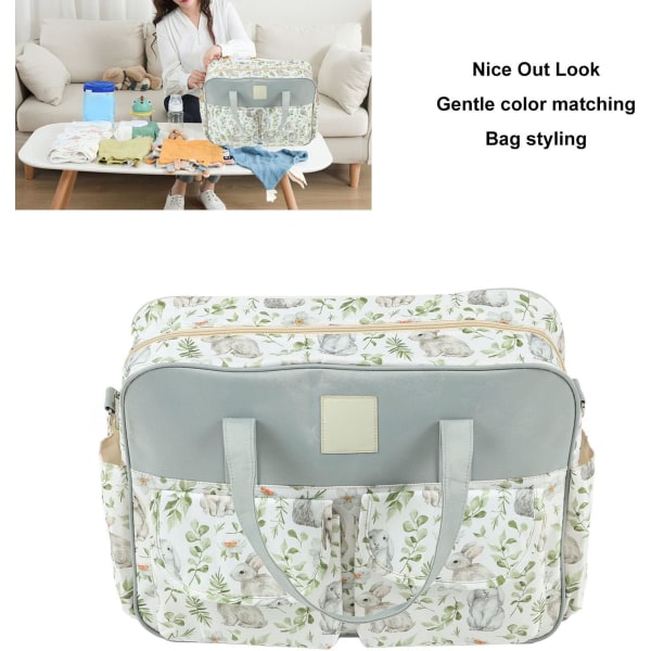 (Kanin) Bleieveske Tote Bag Bærbar Messenger Bag Vanntett Stor