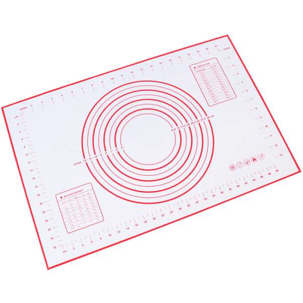 Silikonbakmatta non-stick degmatta (60 x 40 cm röd)