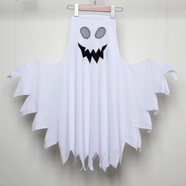 Halloween barn spökansikte tröja cap läskig cosplayer kostym whi