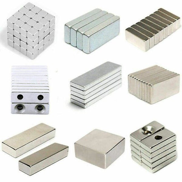Oem N35 N40 N52 Förnicklad Stor Block Magnet 60 X 10 X 3 Mm Rektangel Neodymium Rektangulär 3000 Gauss Magnet