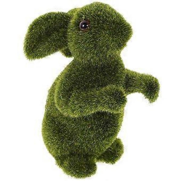 Påskhare Dekoration Moss Hare Figur Trädgård Konstgjord Moss Kanin Påskdekor